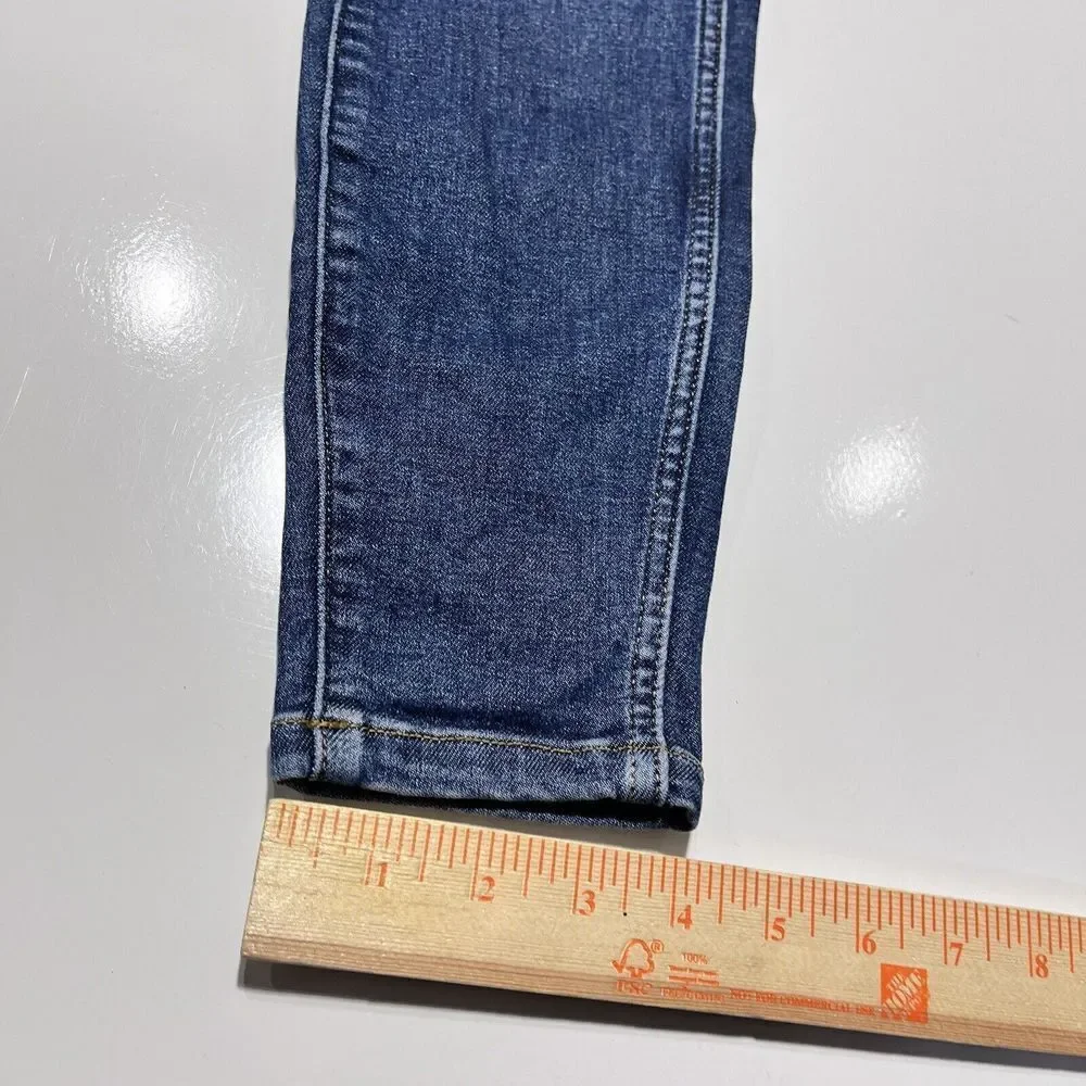 Everlane The Way‎ High Skinny Jeans Women's 25 Regular Stretch Blue Denim
